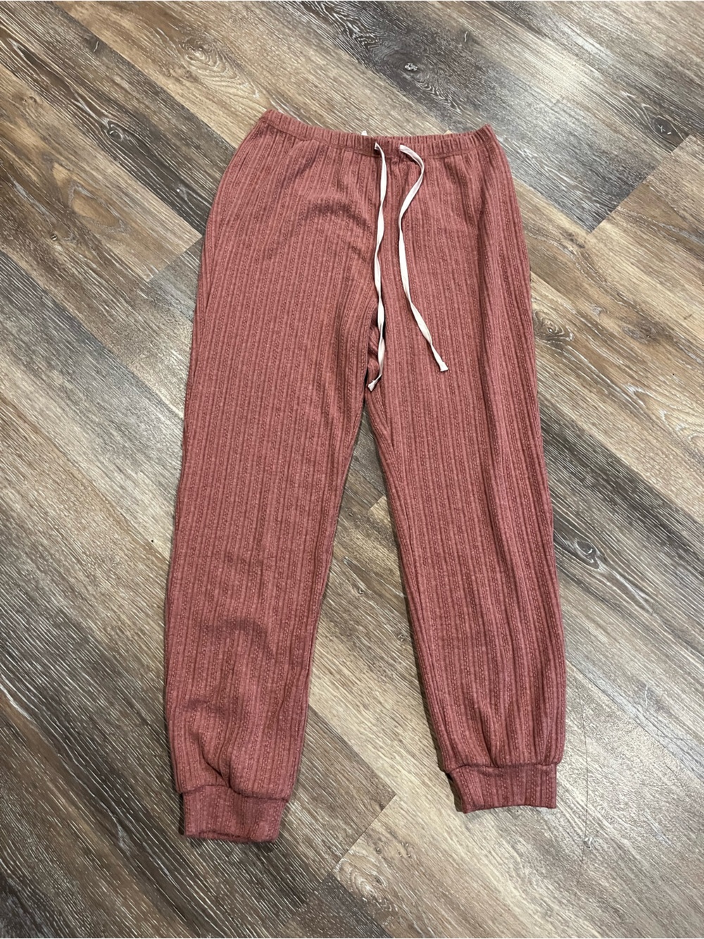 Women’s Ribbed Jogger Pants - Dusty Rose